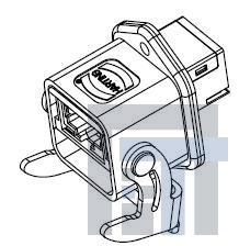 09452151560 Модульные соединители / соединители Ethernet METAL,HAN3A,RJ45CAT6 PANEL FEED THROUGH