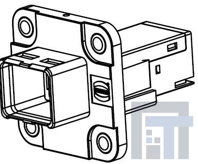 09452451590 Модульные соединители / соединители Ethernet PUSHPULL PLASTIC PANEL FEED THROUGH