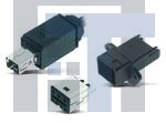 09455451300 Модульные соединители / соединители Ethernet 4P SIGNAL/3P POWER FEMALE PCB INSERT