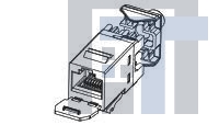 1-1375190-1 Модульные соединители / соединители Ethernet JACK W/DUST CVR CT5E IVORY