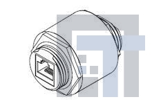 130058-0057 Модульные соединители / соединители Ethernet RJ45 FEMALE - FEMALE ADAPTER