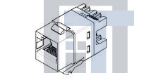 1375192-7 Модульные соединители / соединители Ethernet ASSY SL110 C3 RED