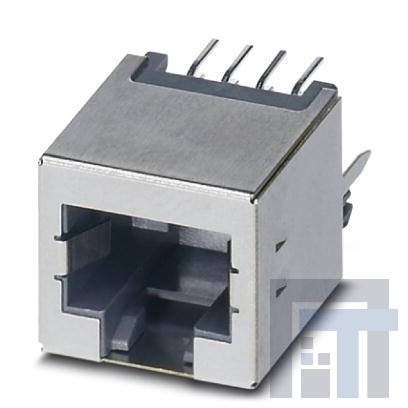 1407409 Модульные соединители / соединители Ethernet RJ45 Jack, Cat5e Straight