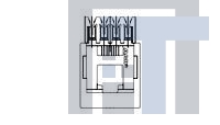 166925-1 Модульные соединители / соединители Ethernet 4P.MODULAR JACK ASSEMBLY