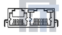 1734759-1 Модульные соединители / соединители Ethernet RJ45/RJ11 LED G/O/YY REV 6u Au