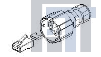 1738607-1 Модульные соединители / соединители Ethernet PLUG KIT SOLID WIRE