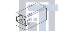 1738612-1 Модульные соединители / соединители Ethernet COUPLER ASSEMBLY MODULAR JACK