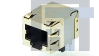 1840416-1 Модульные соединители / соединители Ethernet 10/100 466ET SHIELD 1X1 MAG45(TM) NO LED