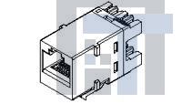 1933455-6 Модульные соединители / соединители Ethernet ASSY,CAT5E,HD,BLUE