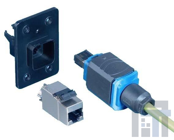 1987004-2 Модульные соединители / соединители Ethernet RJ45 8POS ML