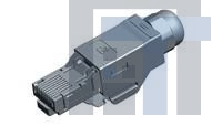 1987328-1 Модульные соединители / соединители Ethernet RJ45 COMMON CORE 4x2 POS.