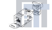 2-1375187-1 Модульные соединители / соединители Ethernet ASSY SL JACK C6 DC ALM BULK