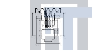 2-216780-2 Модульные соединители / соединители Ethernet 4P/4C.MOD.JACK ASSY