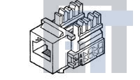 2-406372-7 Модульные соединители / соединители Ethernet 110 MJ ASSY RJ45 UNIV CAT5