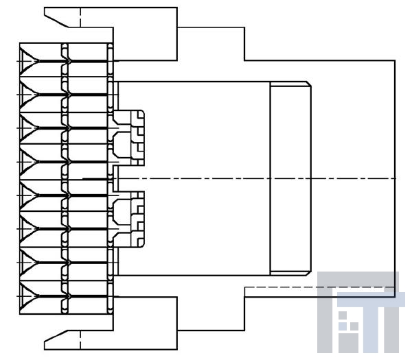 216005-1 Модульные соединители / соединители Ethernet 8P. TOOLLESS MOD J.