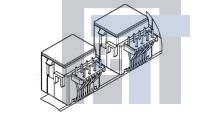 216444-1 Модульные соединители / соединители Ethernet 4/4 PCB MOD.JACK BE