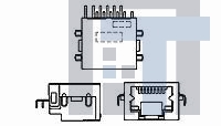 3-1734819-5 Модульные соединители / соединители Ethernet RJ45 Tab-Down RVS OFST T AND R 6u