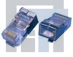 32-2098UL Модульные соединители / соединители Ethernet RJ45 8P8C CAT5 ROUND STRANDED CABLE