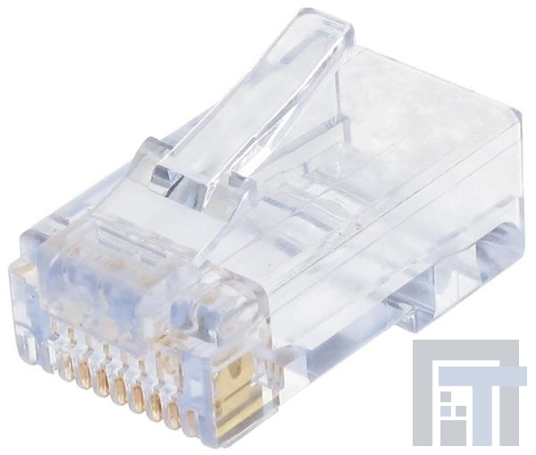 32-6198UL Модульные соединители / соединители Ethernet RJ45 8P8C Cat6 Rnd Sol/Str w/Load Bar