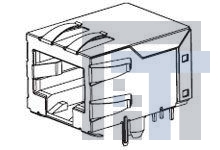 44050-0001 Модульные соединители / соединители Ethernet 8/8 RA LO PROFILE