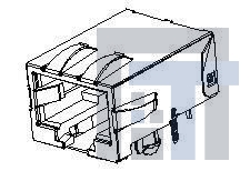 44661-0001 Модульные соединители / соединители Ethernet 8/8 R/A LOW PROFILE