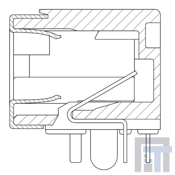 5-1761185-6 Модульные соединители / соединители Ethernet 16 SE GRND RCPT ASSY