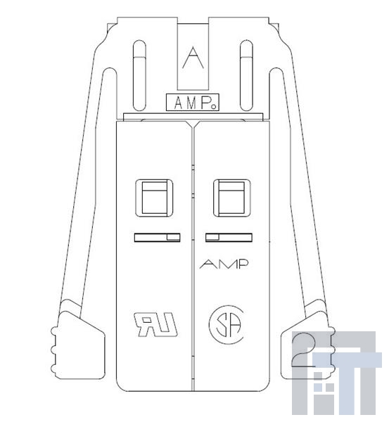 5-1761192-3 Модульные соединители / соединители Ethernet 8 SDL FLAT PLUG ASSY