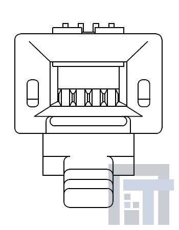 5-557970-3 Модульные соединители / соединители Ethernet 6/6 SMALL CONDUCTOR OVAL SLIDE