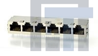 5406554-8 Модульные соединители / соединители Ethernet INV MJ 1X6 PNL GRD LED (G/Y)