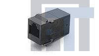 555052-1 Модульные соединители / соединители Ethernet 8 COUPLER IN-LINE