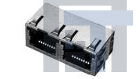 6116522-2 Модульные соединители / соединители Ethernet INV MJ,1X2 PNL GRD,SHLD