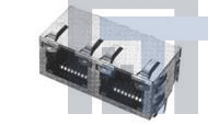 6368214-8 Модульные соединители / соединители Ethernet INV MJ,1X2,PNL GRD SHLD,LED (GY/GY)