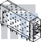 75786-5001 Модульные соединители / соединители Ethernet 2x1 Stacked SFP Tal l Compliant Tail Sn