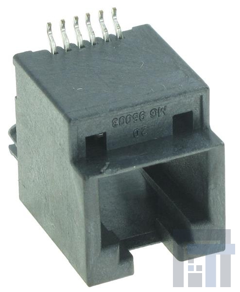 95503-6671 Модульные соединители / соединители Ethernet VERT SMT 6/6 RJ11