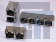 A20-108-261-310 Модульные соединители / соединители Ethernet 1 PORT RT ANGLE YLW/GRN GOLD FLASH