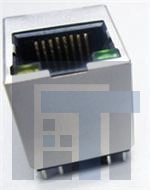 ARJC07-111071A Модульные соединители / соединители Ethernet RJ45 10/100 Base-T Yel/Grn Vertical