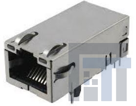 ARJP11C-MASB-AB-A-FM2 Модульные соединители / соединители Ethernet Conn MagJack 1 port 100 Base PoE