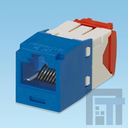 CJ5E88TGBU Модульные соединители / соединители Ethernet Mini-Com Module CAT 5E BLUE