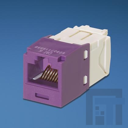 CJ688TGVL-24 Модульные соединители / соединители Ethernet Mini-Com Mod Cat 6 UTP 8 pos 8 wir