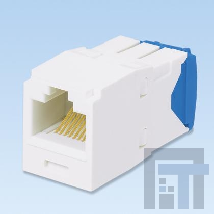 CJ6X88TGIW Модульные соединители / соединители Ethernet Mini-Com Mod Cat 6A UTP 8 pos 8 wi