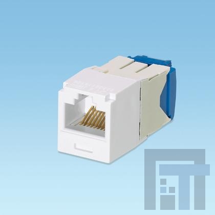 CJ6X88TGWH-C Модульные соединители / соединители Ethernet Mini-Com Mod Cat 6A UTP 8 pos 8 wi