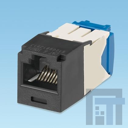 CJA6X88TGBL Модульные соединители / соединители Ethernet Cat 6A UTP 8 pos/wr Univ TG Styl