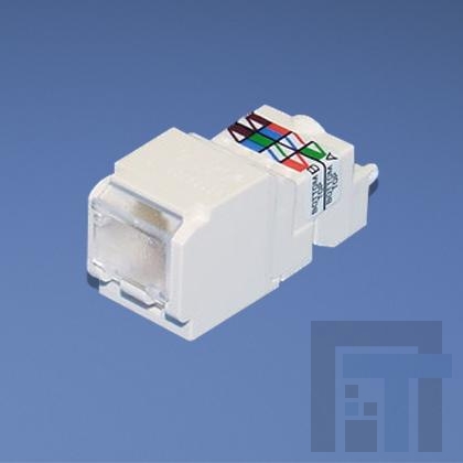 CJD688TPAW Модульные соединители / соединители Ethernet Mini-Com Shuttd Mod Cat 6 UTP U