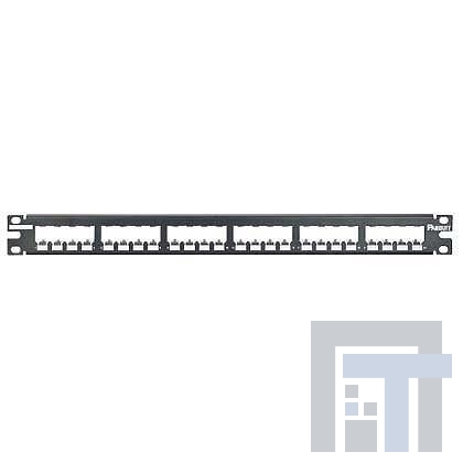 CP24BLY Модульные соединители / соединители Ethernet Patch Panel 24 Port All Metal Black