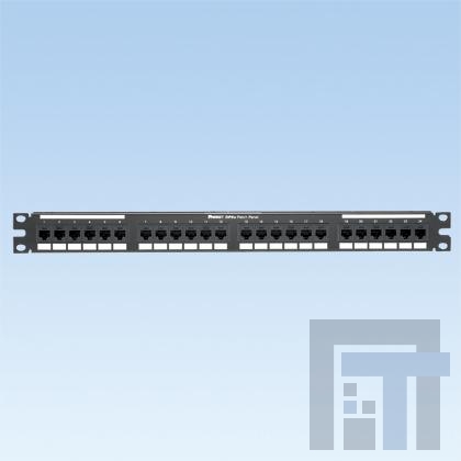 DP24688TGY Модульные соединители / соединители Ethernet Punchdown Patch Panel Cat6 Flat 24 P