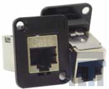 EHRJ45P6SIDC Модульные соединители / соединители Ethernet RJ45 CAT6 PANEL MT SHEILDED- R/A IDC