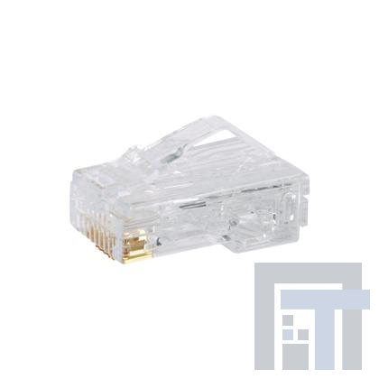 MP528-C Модульные соединители / соединители Ethernet 28 AWG, Cat 5e UTP MODULAR PLUG 1PC
