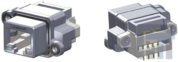 MRJR3360M1 Модульные соединители / соединители Ethernet Rugged RJ11 R/A