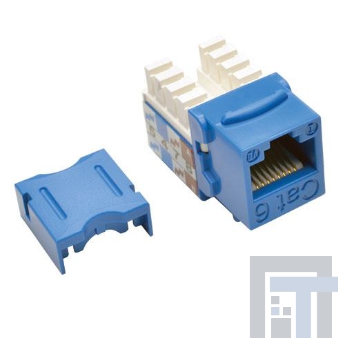 N238-001-BL Модульные соединители / соединители Ethernet CAT6/CAT5E BLUE 110 STYLE JACK