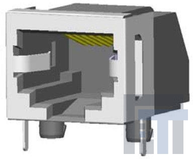 RJE07-188-0110 Модульные соединители / соединители Ethernet 8P SMT Modular Jack No Shield/Flange/Key